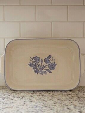 Pfaltzgraff Yorktowne Vintage Stoneware Rectangular Baking Dish
